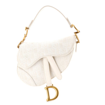Christian Dior Saddle Handbag Oblique Canvas Mini