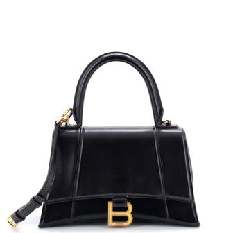 Balenciaga Hourglass Top Handle Bag Leather Small