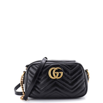 Gucci GG Marmont Shoulder Bag Matelasse Leather Small