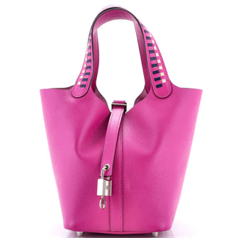 Hermes Picotin Lock Bag Tressage Epsom PM