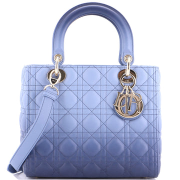 Christian Dior Lady Dior Bag Cannage Quilt Gradient Lambskin Medium