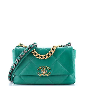 Chanel 19 Flap Bag Quilted Leather Medium