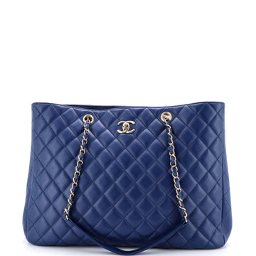 Chanel Classic CC Shopping Tote Quilted Calfskin Large