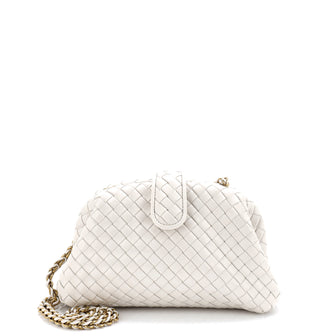 Bottega Veneta Lauren 1980 Clutch with Chain Intrecciato Nappa Teen