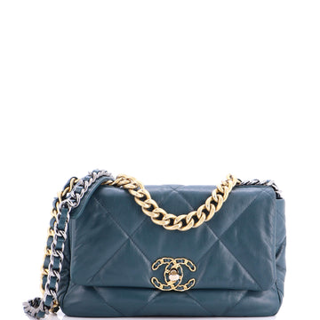 Chanel 19 Flap Bag Quilted Leather Medium