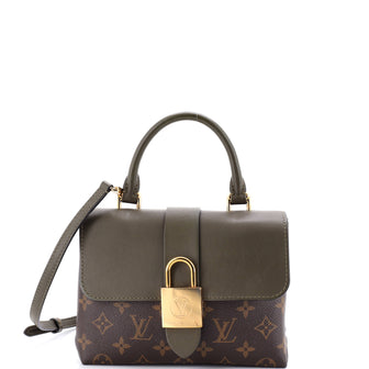 Louis Vuitton Locky Handbag Monogram Canvas with Leather BB