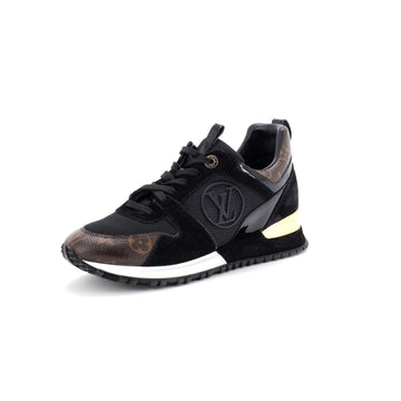 Louis Vuitton Women's Run Away Sneakers Mesh with Monogram Canvas and Suede