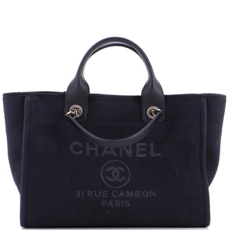 Chanel Deauville NM Tote Mixed Fibers Small