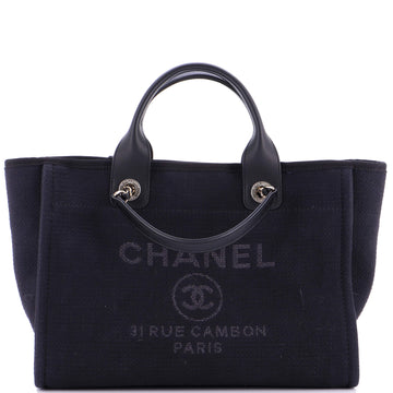 Chanel Deauville NM Tote Mixed Fibers Small