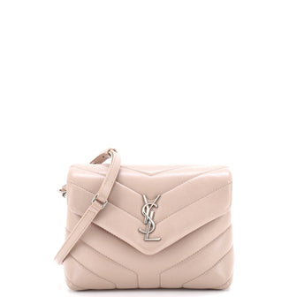 Saint Laurent Loulou Shoulder Bag Matelasse Chevron Leather Toy
