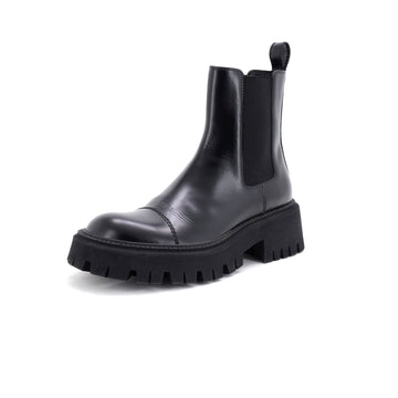 Balenciaga Women's Tractor Chelsea Boots Leather