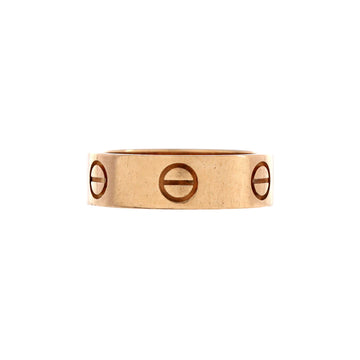 Cartier Love Band Ring 18K Yellow Gold