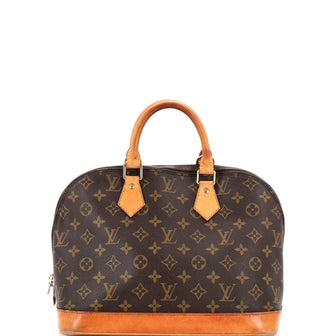 Louis Vuitton Vintage Alma Handbag Monogram Canvas PM