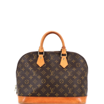 Louis Vuitton Vintage Alma Handbag Monogram Canvas PM