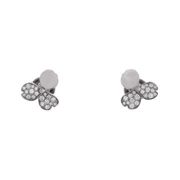 Tiffany & Co. Paper Flowers Stud Earrings Platinum and Diamonds