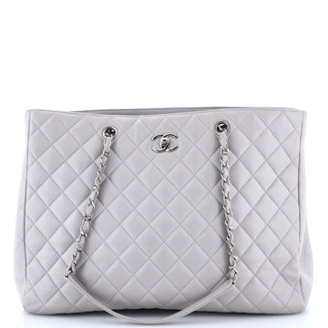 Chanel Classic CC Shopping Tote Quilted Calfskin Large