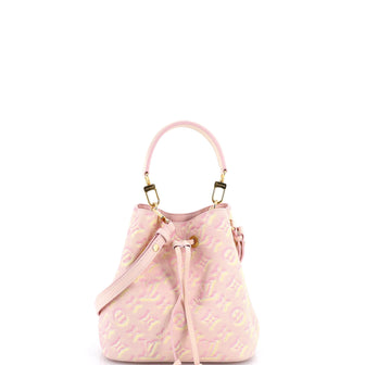 Louis Vuitton NeoNoe Handbag Stardust Monogram Empreinte Leather BB