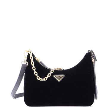 Prada Re-Edition 1995 Hobo Velvet Mini