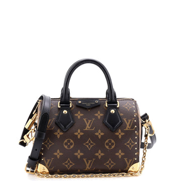 Louis Vuitton Speedy Trunk Bag Reverse Monogram Canvas 20