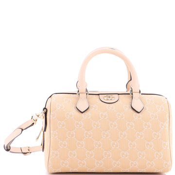 Gucci Ophidia Convertible Boston Bag GG Denim Small