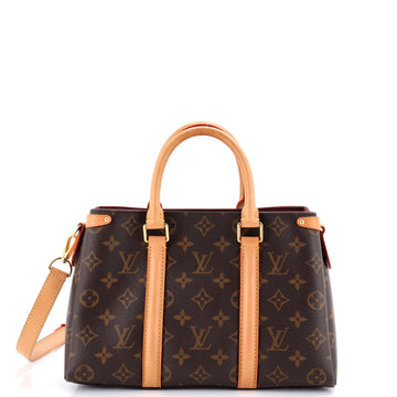 Louis Vuitton Soufflot Tote Monogram Canvas with Leather BB