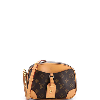 Louis Vuitton Deauville Handbag Monogram Canvas Mini