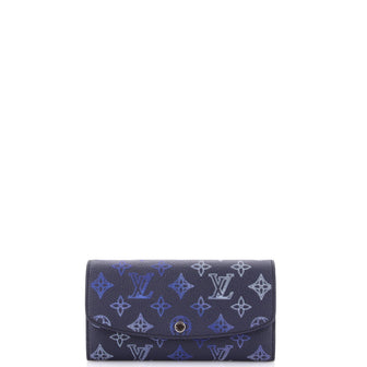 Louis Vuitton Iris Wallet NM Flight Mode Mahina Leather