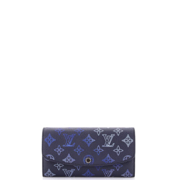 Louis Vuitton Iris Wallet NM Flight Mode Mahina Leather