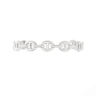 Hermes Chaine d'Ancre Enchainee Cuff Bracelet Sterling Silver Medium