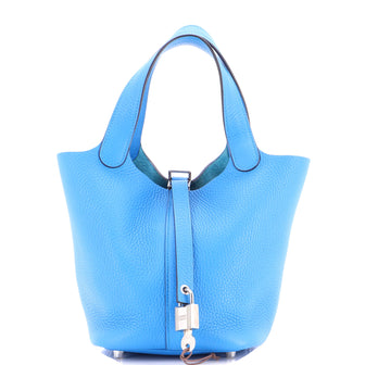 Hermes Picotin Lock Bag Clemence PM