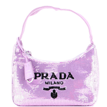 Prada Re-Edition 2000 Hobo Sequins Mini