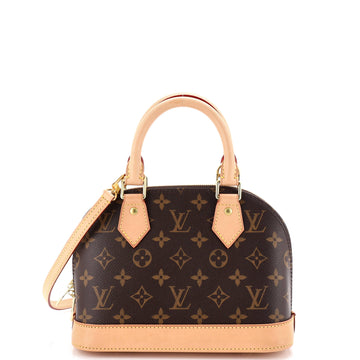 Louis Vuitton Alma Handbag Monogram Canvas BB