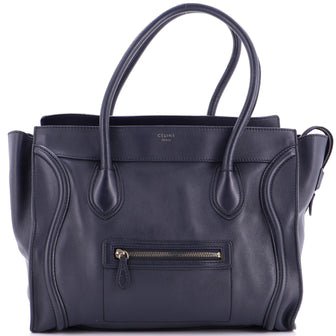 Celine Shoulder Luggage Bag Leather