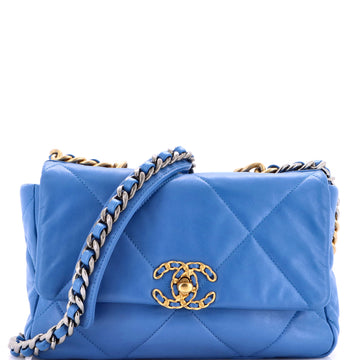 Chanel 19 Flap Bag Quilted Leather Medium