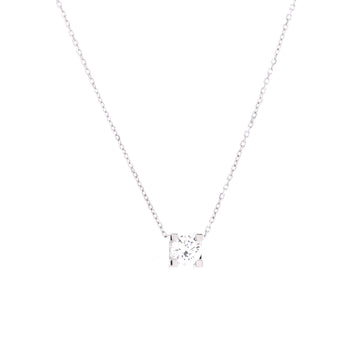 Cartier C de Cartier Necklace 18K White Gold and Diamond 0.60-0.69CT