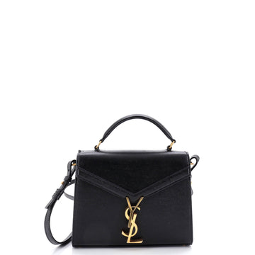 Saint Laurent Cassandra Top Handle Bag Leather Mini