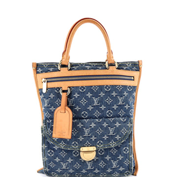 Louis Vuitton Sac Plat Bag Denim