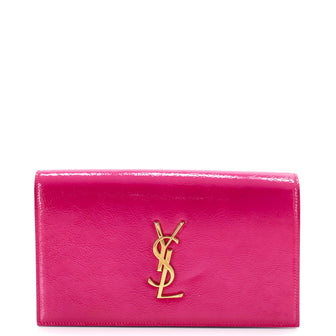 Saint Laurent Classic Monogram Clutch Patent Large