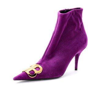 Balenciaga Women's BB Knife Boots Velvet