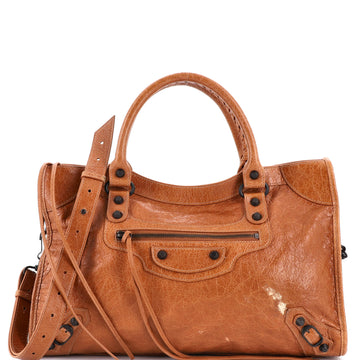 Balenciaga City Classic Studs Bag Leather Medium
