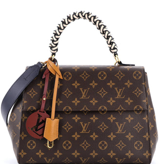 Louis Vuitton Braided Handle Cluny Bag Monogram Canvas MM