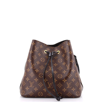 Louis Vuitton NeoNoe Handbag Monogram Canvas with Leather MM