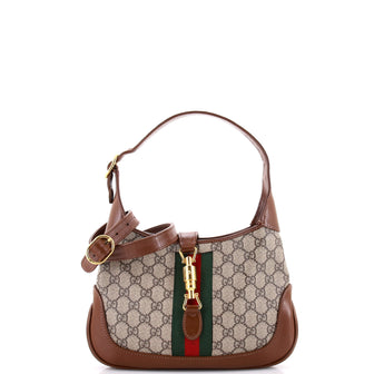 Gucci Jackie 1961 Hobo GG Coated Canvas Small