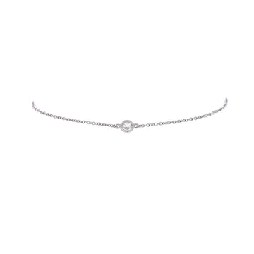 Tiffany & Co. Elsa Peretti Diamonds By The Yard Bracelet Platinum with Diamond .08CT