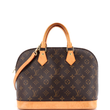 Louis Vuitton Vintage Alma Handbag Monogram Canvas PM