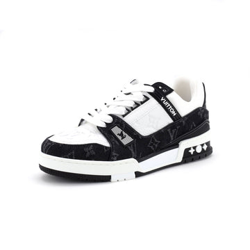 Louis Vuitton Men's LV Trainer Sneakers Monogram Empreinte Leather and Monogram Denim