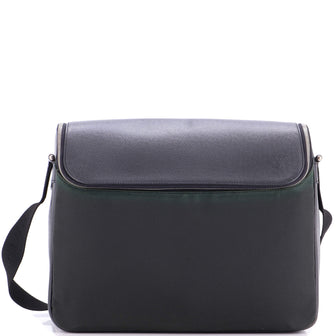 Louis Vuitton Taimyr Messenger Bag Taiga Leather and Canvas