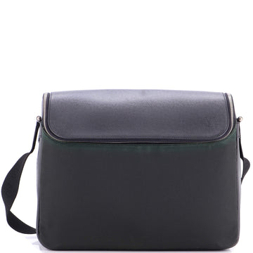 Louis Vuitton Taimyr Messenger Bag Taiga Leather and Canvas
