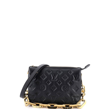 Louis Vuitton Coussin Bag Monogram Embossed Lambskin BB
