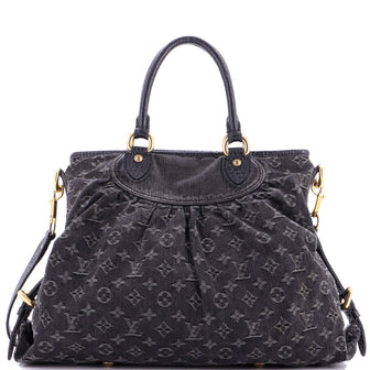 Louis Vuitton Neo Cabby Handbag Denim GM